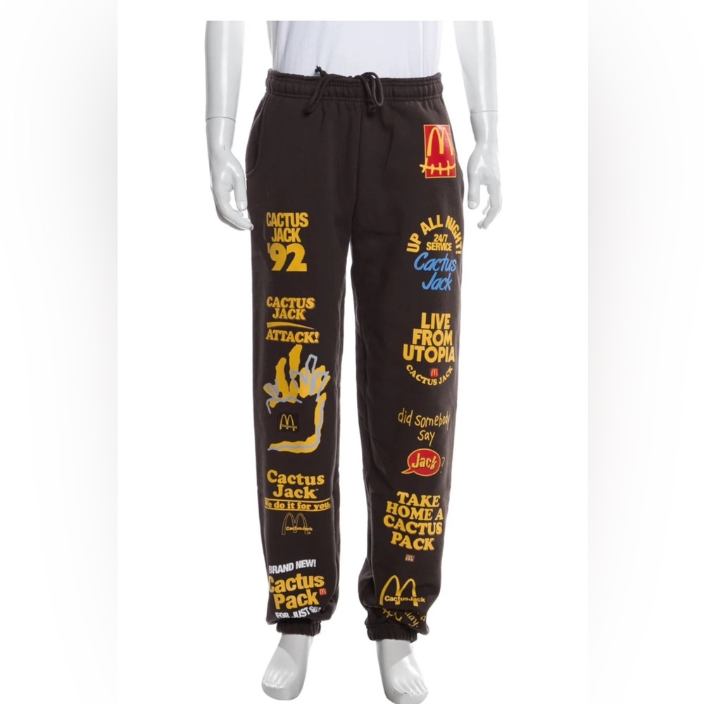 Travis Scott x Mc Donald’s Sticker Bomb Sweatpants